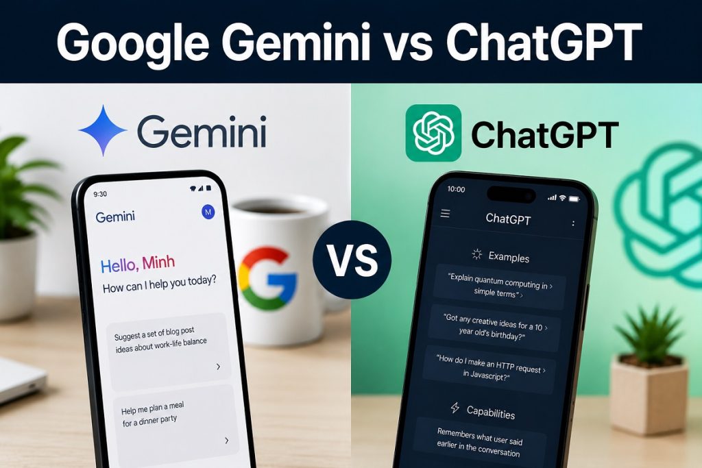 Google Gemini khác gì ChatGPT? Google Gemini vs ChatGPT