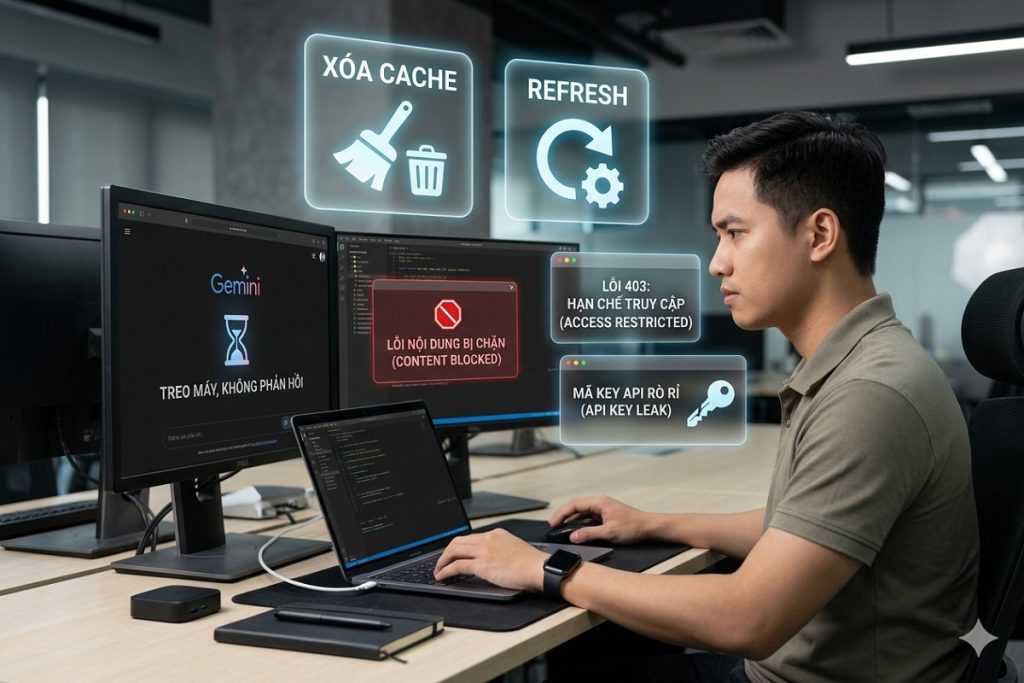 Hình minh họa 10 lỗi Gemini thường gặp và cách sửa