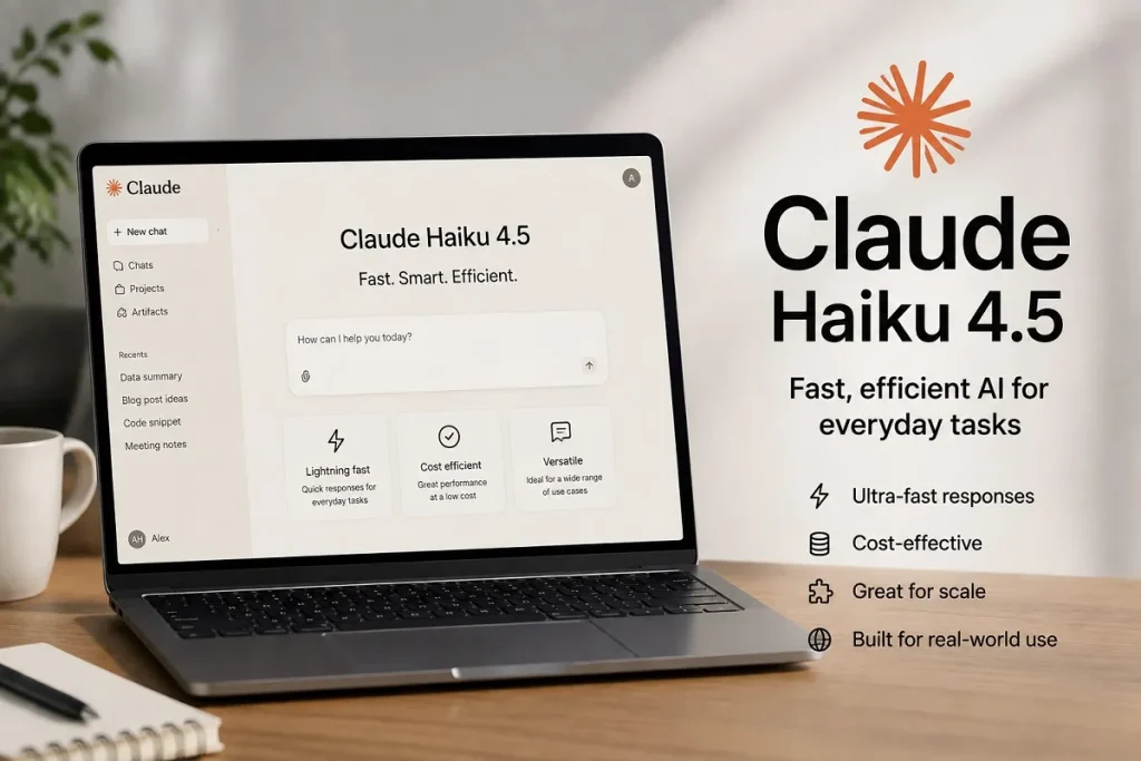 Cách chọn model Claude phù hợp với từng công việc. Claude Haiku 4.5