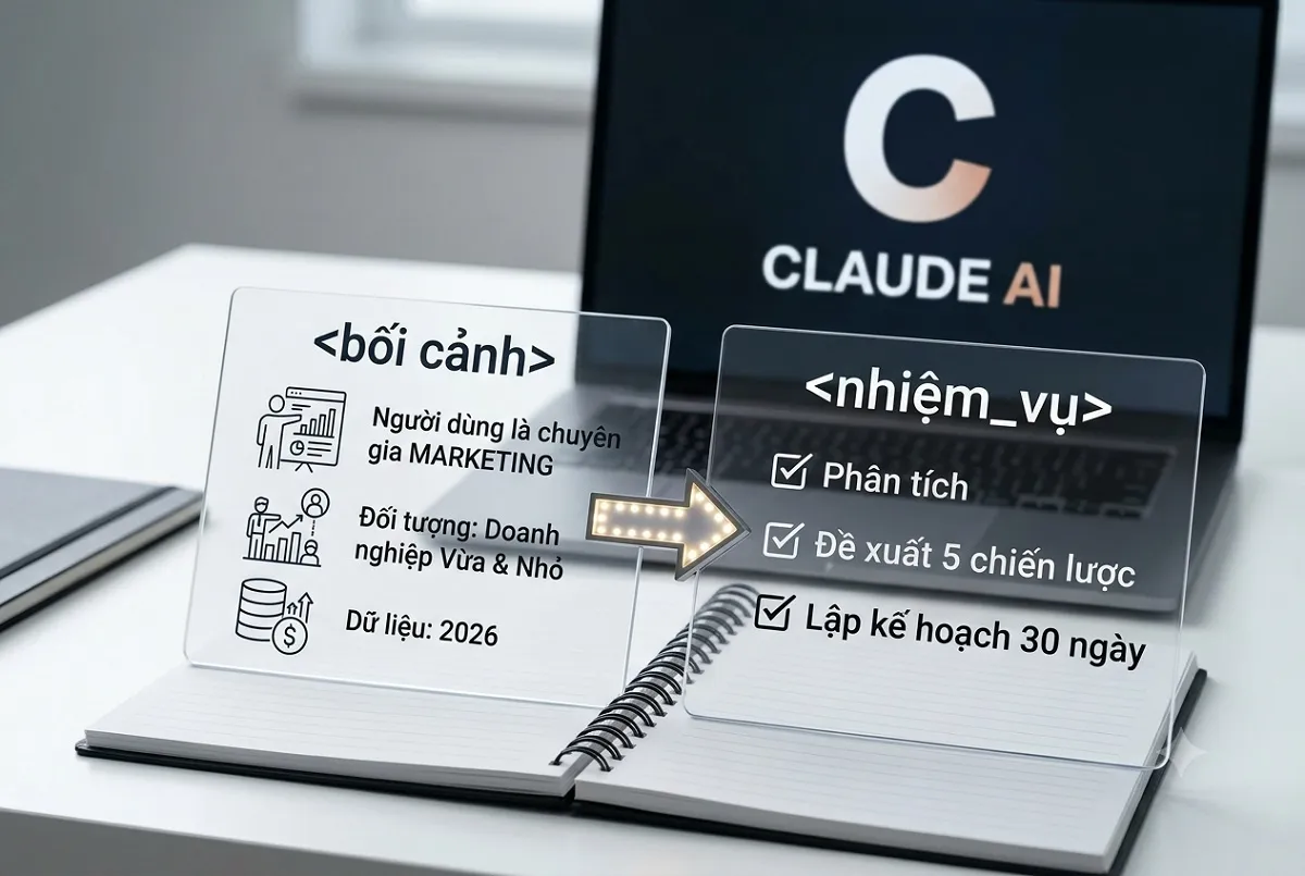 Cách viết prompt Claude hiệu quả. Bối cảnh - Nhiệm vụ