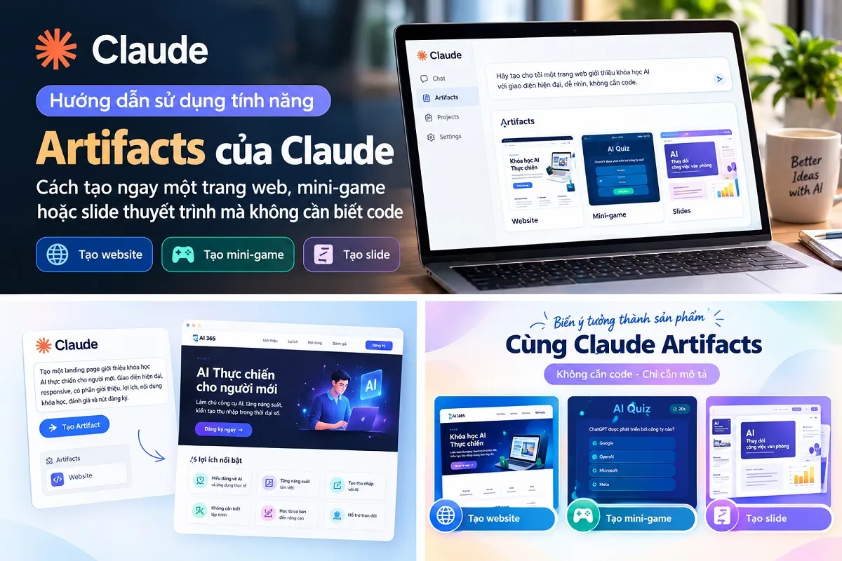 Artifacts của Claude. Tổng quan Artifacts của Claude