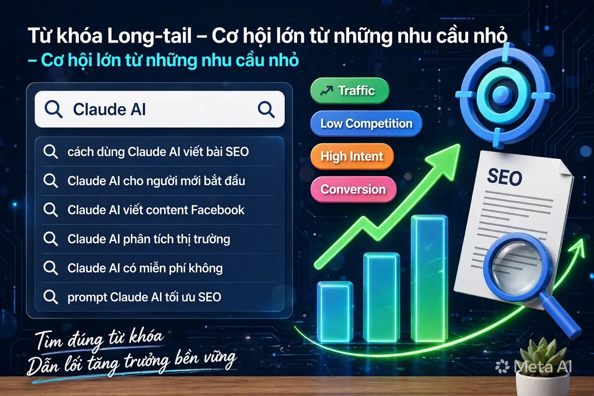 Nghiên cứu thị trường và từ khóa Long-tail. Từ khóa Long-tail - cơ hội lớn từ những nhu cầu nhỏ
